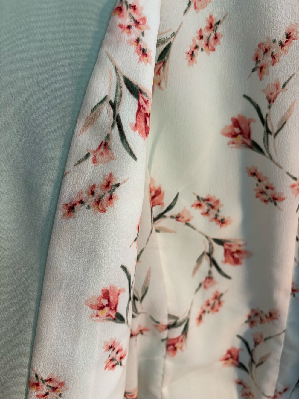Skies are Blue Mint Green Shawl-Collar Blazer - Picture 4 of 8